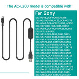 AC-L200 AC-L25A Mobile Power USB Charging Cable for Sony DSC-HX1 DCR-UX5 UX7 HDR-XR100 NEX VG30 VG900 DEV-50 FDR-AX33