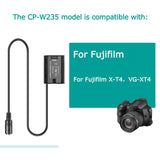 NP-W235 CP-W235 Dummy Battery+Quick Charger Power Bank USB Cable for Fujifilm X-T4 XT4 GFX100S Digital Cameras