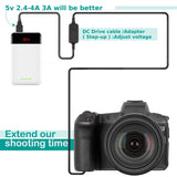 DR-80 DC Coupler NB-10L Dummy Battery ACK-DC80 Power Bank Charger 5V-8V USB cable for Canon G1X G3X G15 G16 SX50 SX60HS Camera