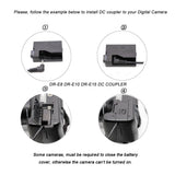 DR-700 NB-2L 2LH Dummy Battery Charger Power Bank USB cable ACK-700 for Canon G7 G9 S40 S45 S50 S60 S70 EOS 350D 400D Rebel XTi