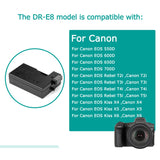 ACK-E8 ACKE8 ACK E8 Digital Camera DC Adapter Kit for Canon EOS Rebel T2i T3i T4i T5i 550D 600D 650D 700D Kiss X4 X5 X6