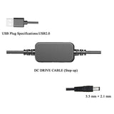 ACK-E2 Mobile Power USB Charger Cable DR-400 BG-E2 E2N BP-511 Dummy Battery USB Adapter for Canon EOS 20D 30D 40D 5D 50D D30 D60