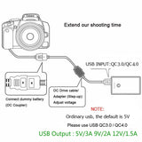 EP-5B Dummy Battery PRO USB Cable EN-EL15 EL15 EL15a for Nikon D500 D600 D610 D750 D780 D800 D800E D810 D810A D850 Camera