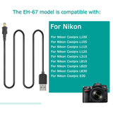 EH-67 USB Cable 1.0M Digital Cameras DC Charging cable for Nikon Coolpix L100 L105 L110 L120 L310 L320 L330 L340 L810 L820 L830