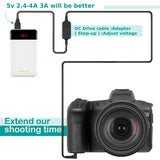 LP-E12 DR-E12 DC Coupler + 5V 2A Drive ACKE12 CA-PS700 USB Cable Adapter for Canon EOS-M M2 M10 M50 M100 Digital Cameras