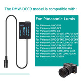 DMW-DCC9 DMW-BLD10 Dummy Battery DMW-AC8 Mobile Power Bank 5V USB Cable for Lumix DMC-GX1 DMC GF2 G3 G3K G3R G3T G3W G3EGK GF2CR