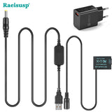 DCC6 DC Coupler DMW-BMB9 Dummy Battery  5V Charger Power Bank USB Cable for Panasonic DMC-FZFZ45 FZ60 FZ70 FZ100 FZ150K Camera