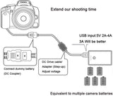 DR-100 DC Coupler NB-12L Dummy Battery ACK-DC100 USB Drive Camera Power Bank Cable DC Grip for Canon G1 X Mark II N100