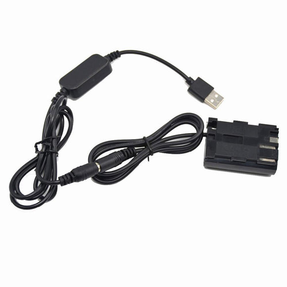 DR-E2 DR-400 BG-E2 BP-511 Battery DC Grip 5V USB Cable ACK-E2 Fit Mobile Power Bank for Canon EOS 20D 30D 40D 5D 50D D30 D60 Cam