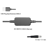 DR-E2 DR-400 BG-E2 BP-511 Battery DC Grip 5V USB Cable ACK-E2 Fit Mobile Power Bank for Canon EOS 20D 30D 40D 5D 50D D30 D60 Cam