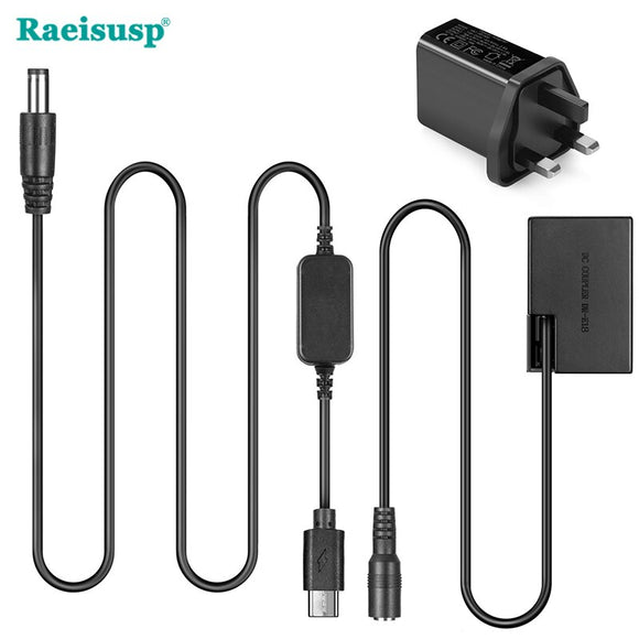 ACK-E18 USB-C AC Adapter DR-E18 DC Coupler PD Charger Kit LP-E17 Battery for Canon EOS Rebel T6i T6s T7i  750D 760D 77D Kiss X8i