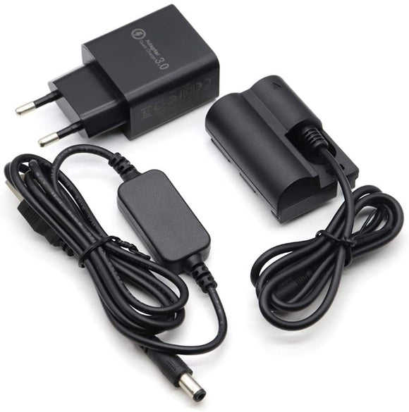 ACK-E2 Mobile Power USB Charger Cable DR-400 BG-E2 E2N BP-511 Dummy Battery USB Adapter for Canon EOS 20D 30D 40D 5D 50D D30 D60
