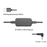 5V-8.4V USB Drive Cable ACK-E12 Mobile Power Supply + DR-E12 DC Coupler LP-E12 Dummy Battery DC Grip + 5V 3AMP Adapter Kit for Canon EOS M EOS M2 M10 M50 M100