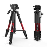 Professional Portable Travel Aluminium Camera Tripod Accessories Stand with Pan Head for Canon Dslr Camera